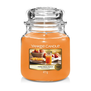 Yankee Candle® Farm Fresh Peach Mittleres Glas 411g