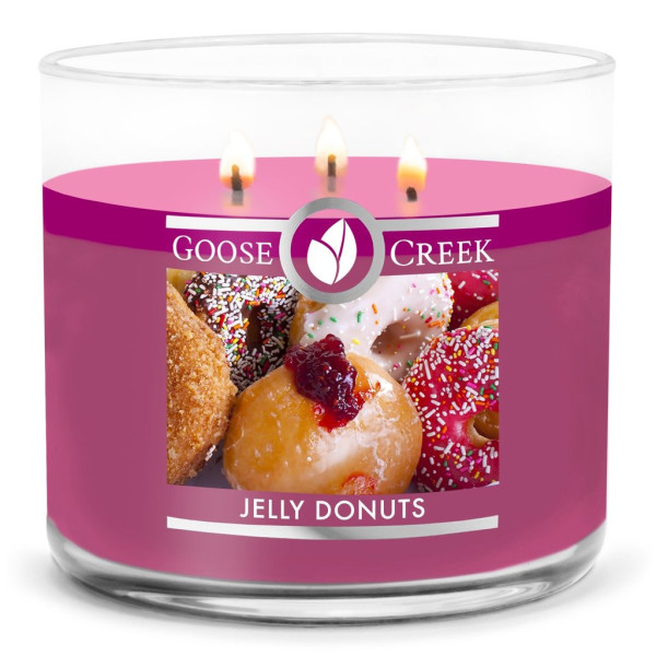 Goose Creek Candle® Jelly Donuts 3-Docht-Kerze 411g