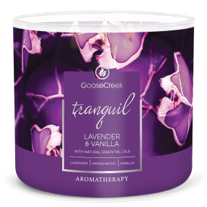 Goose Creek Candle® Lavender & Vanilla - Tranquil 3-Docht-Kerze 411g