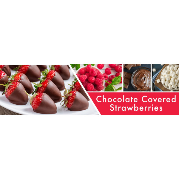 Goose Creek Candle® Chocolate Covered Strawberries 3-Docht-Kerze 411g