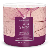Goose Creek Candle® Lavender & Chamomile - Exhale 3-Docht-Kerze 411g