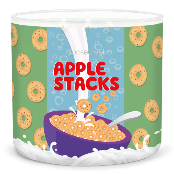 Apple Stacks Cereal Collection 3-Docht-Kerze 411g