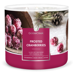 Goose Creek Candle® Frosted Cranberries 3-Docht-Kerze 411g