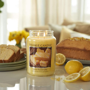 Village Candle® Lemon Pound Cake 2-Docht-Kerze 602g