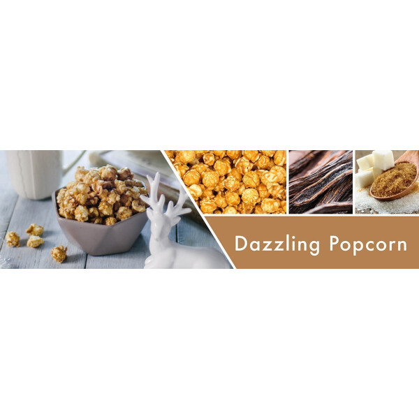Goose Creek Candle® Dazzling Popcorn 3-Docht-Kerze 411g