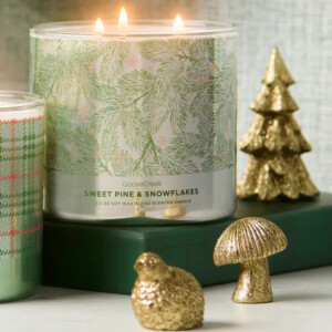Sweet Pine & Snowflakes 3-Docht-Kerze 411g