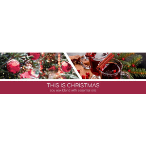 This is Christmas 3-Docht-Kerze 411g