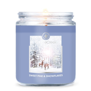 Goose Creek Candle® Sweet Pine & Snowflakes 1-Docht-Kerze 198g