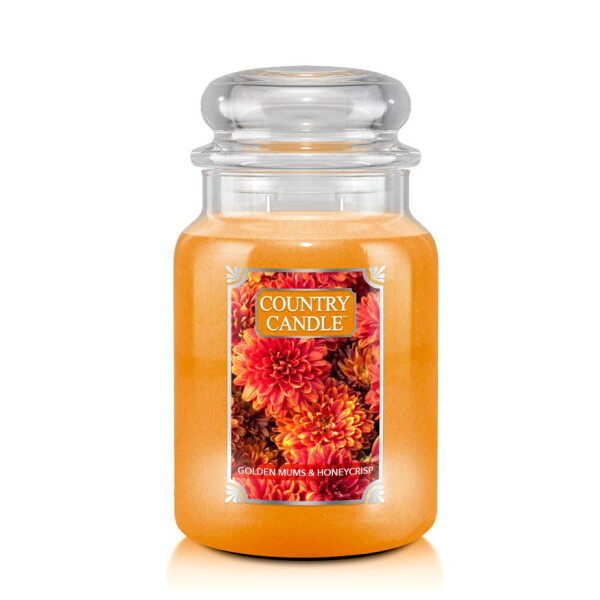 Golden Mums & Honeycrisp 2-Docht-Kerze 652g