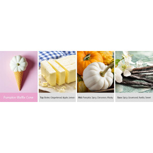 Pumpkin Waffle Cone 2-Docht-Kerze 453g