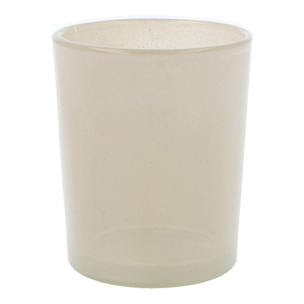 Votivkerzenhalter Glas Powder Beige