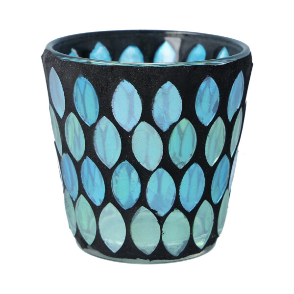 Votivkerzenhalter Blue & Green Scales