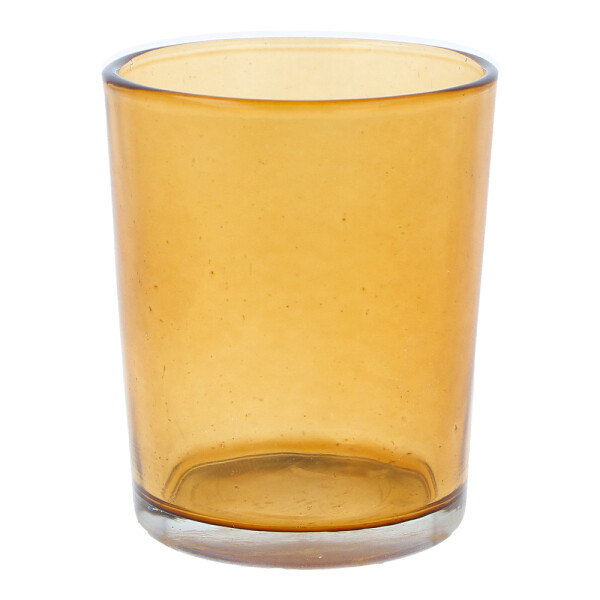 Votivkerzenhalter Glas Orange