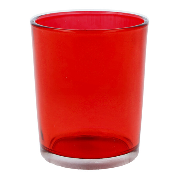 Votivkerzenhalter Glas Fire Red