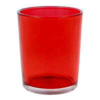 Votivkerzenhalter Glas Fire Red