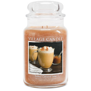 Village Candle® Salted Caramel Latte 2-Docht-Kerze 602g
