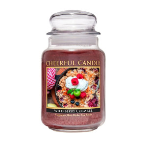 Cheerful Candle Wild Berry Crumble 2-Docht-Kerze 680g