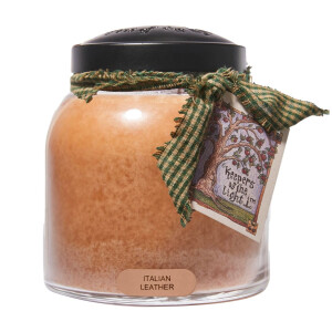 Italian Leather 2-Docht-Kerze Papa Jar 963g