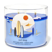 Bath & Body Works® Surf Shop 3-Docht-Kerze 411g