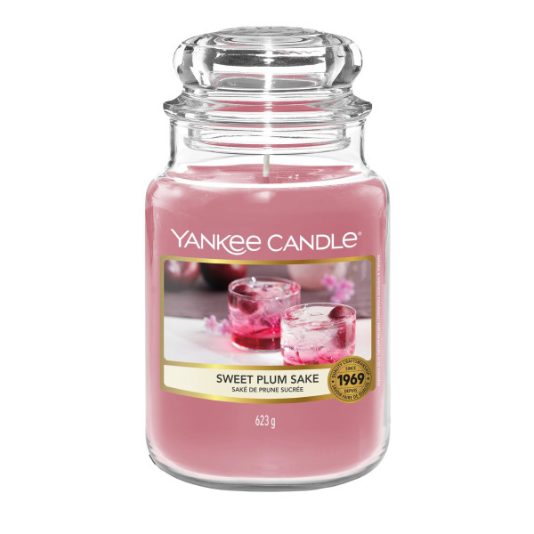Yankee Candle® Sweet Plum Sake Großes Glas 623g