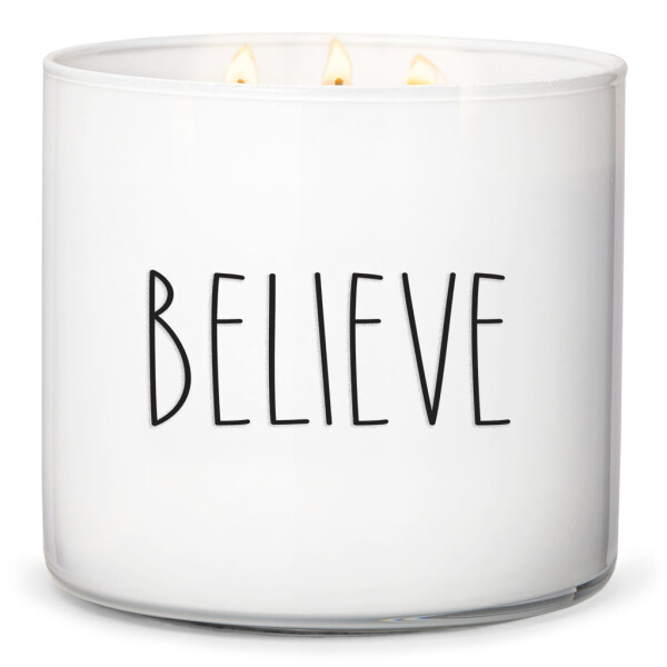 Marshmallow Snow Cream - BELIEVE 3-Docht-Kerze 411g