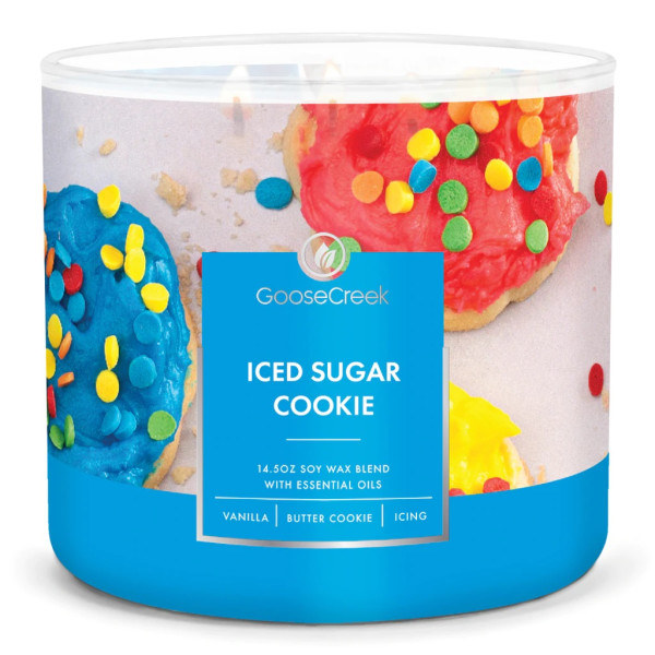 Goose Creek Candle® Iced Sugar Cookie 3-Docht-Kerze 411g
