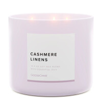 Cashmere Linens 3-Docht-Kerze 411g