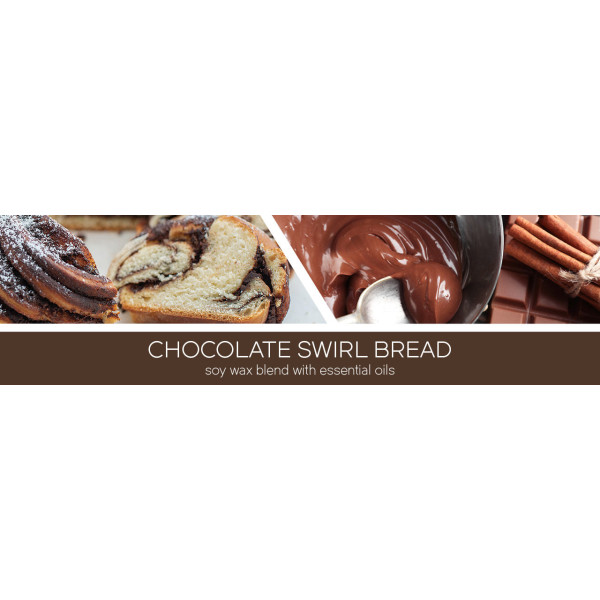 Goose Creek Candle® Chocolate Swirl Bread 3-Docht-Kerze 411g