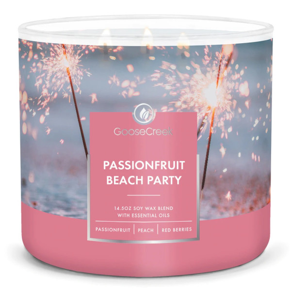 Goose Creek Candle® Passionfruit Beach Party 3-Docht-Kerze 411g