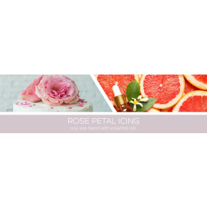 Goose Creek Candle® Rose Petal Icing 3-Docht-Kerze 411g