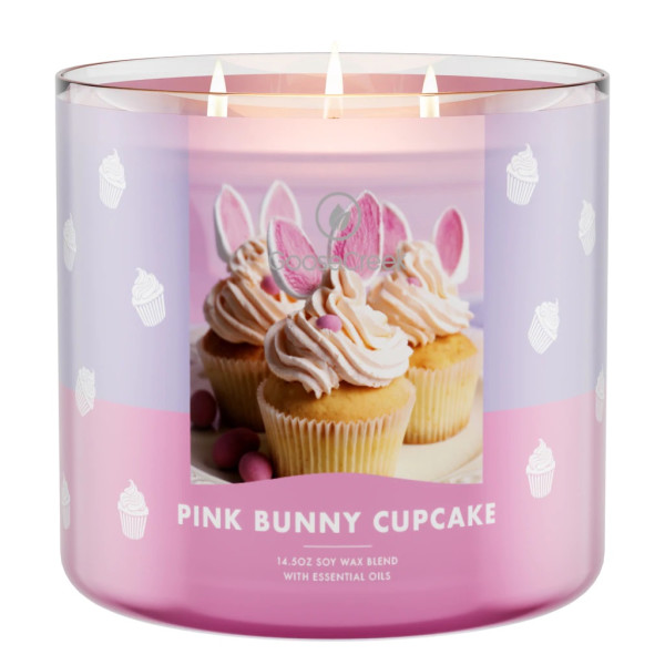 Goose Creek Candle® Pink Bunny Cupcake 3-Docht-Kerze 411g