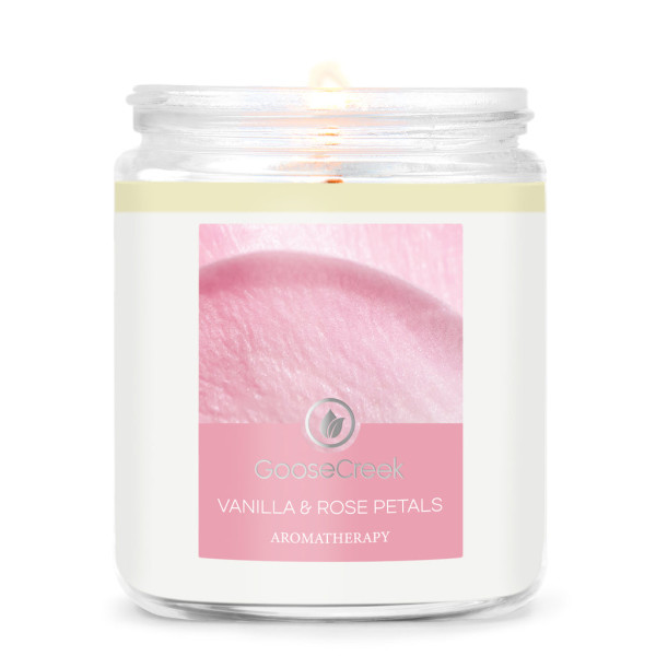 Goose Creek Candle® Vanilla & Rose Petals 1-Docht-Kerze 198g