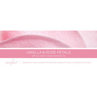 Vanilla & Rose Petals 1-Docht-Kerze 198g