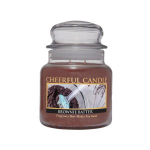 Cheerful Candle Brownie Batter 2-Docht-Kerze 453g