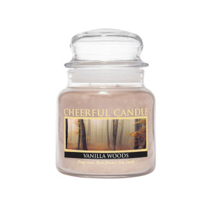 Cheerful Candle Vanilla Woods 2-Docht-Kerze 453g