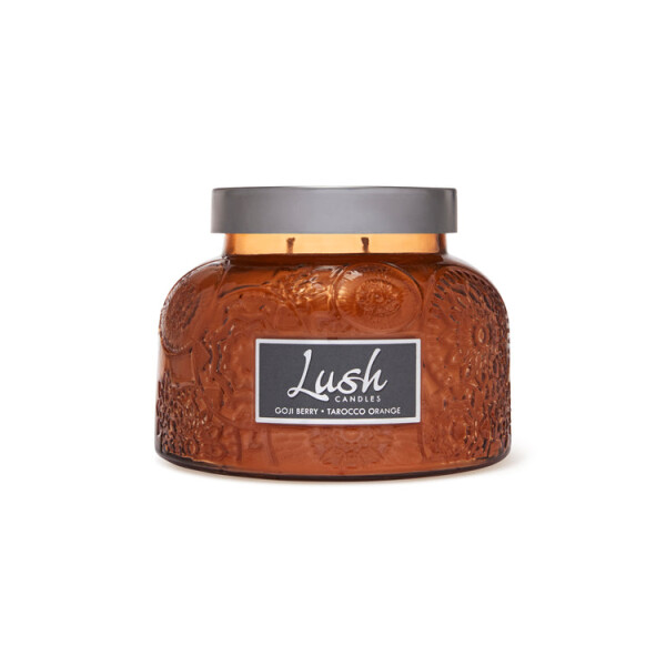 Goji Berry Tarocco Orange 2-Docht-Kerze Lush Jar 567g
