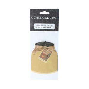 Cheerful Candle Car Air Freshener Lemon Butter Pound Cake