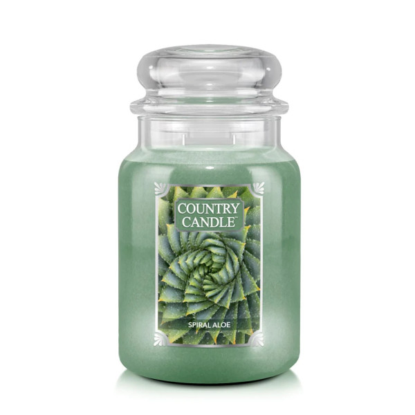 Country Candle™ Spiral Aloe 2-Docht-Kerze 652g