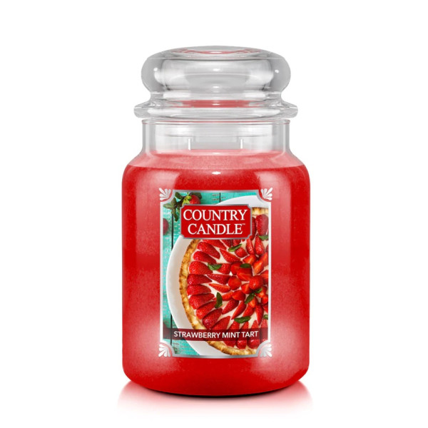 Country Candle™ Strawberry Mint Tart 2-Docht-Kerze 652g