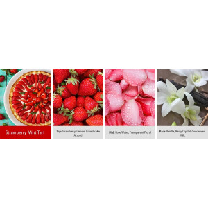 Strawberry Mint Tart 2-Docht-Kerze 652g