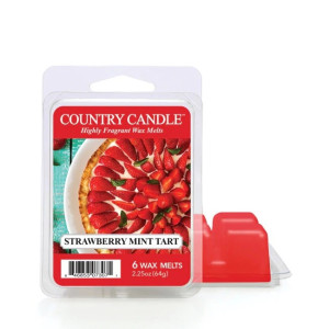 Country Candle™ Strawberry Mint Tart Wachsmelt 64g