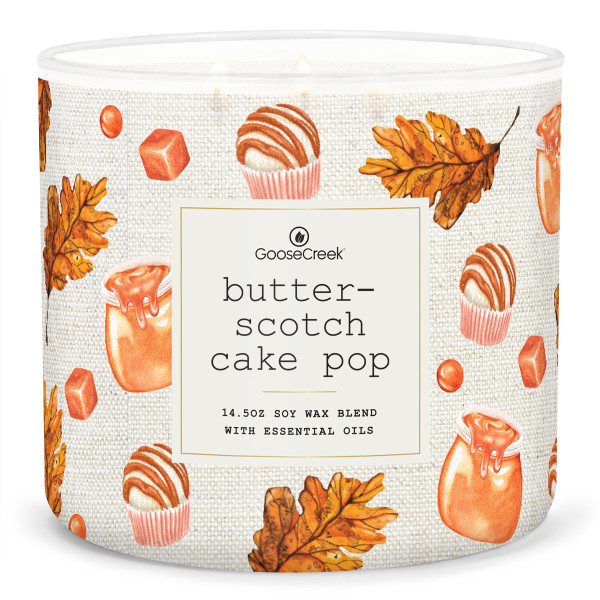 Goose Creek Candle® Butterscotch Cake Pop 3-Docht-Kerze 411g