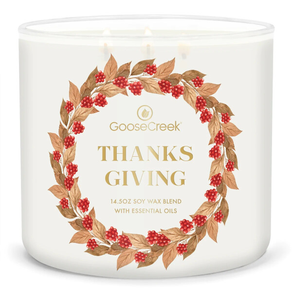 Goose Creek Candle® Thanksgiving 3DochtKerze 411g, 15,95