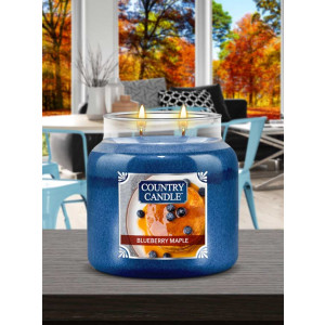 Country Candle™ Blueberry Maple 2-Docht-Kerze 453g