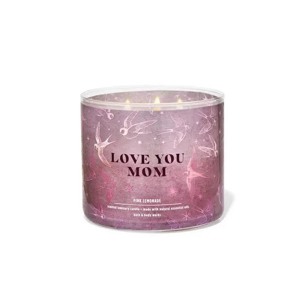 Bath & Body Works® Love You Mom - Pink Lemonade 3-Docht-Kerze 411g