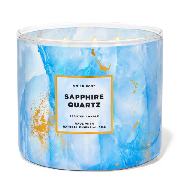 Bath & Body Works® Sapphire Quartz 3-Docht-Kerze 411g