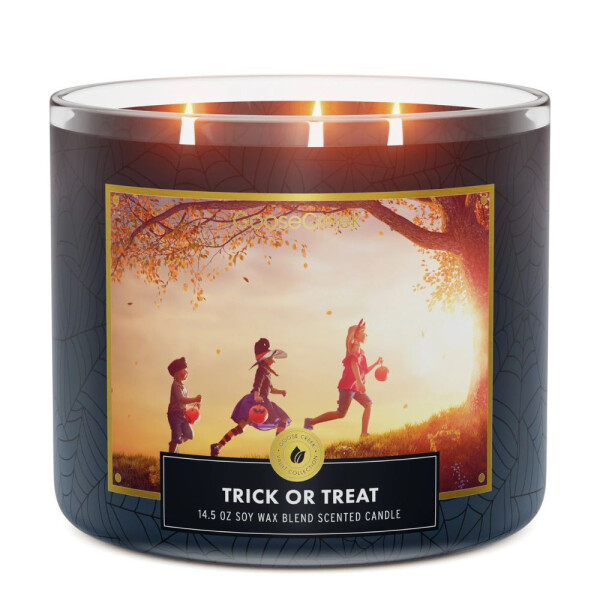Trick Or Treat 3-Docht-Kerze 411g