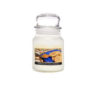 Cheerful Candle Peanut Butter Cookies 1-Docht-Kerze 170g