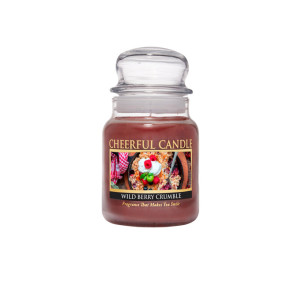 Cheerful Candle Wild Berry Crumble 1-Docht-Kerze 170g