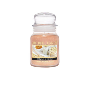 Cheerful Candle Oatmeal & Honey 1-Docht-Kerze 170g